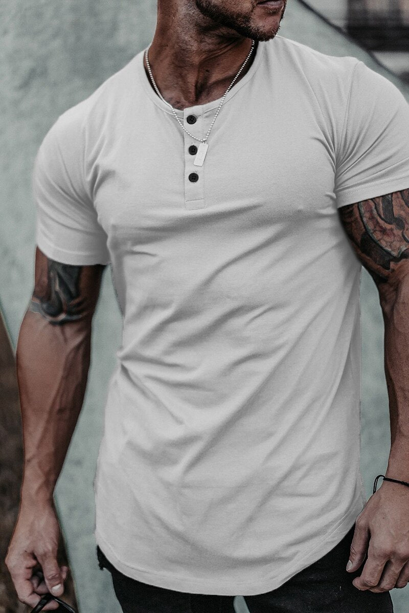 T-Shirt Masculina, Roupas de Marca de Verão