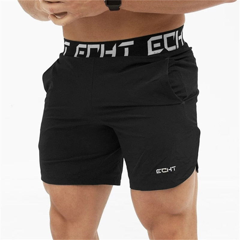 Novos shorts masculinos fitness, secagem rápida, sport jogger, calção de ginásio ou praia