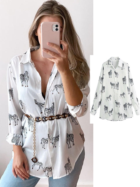 Blusa de cetim