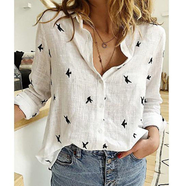 Camisa Cardigan Top Lady  Manga Comprida