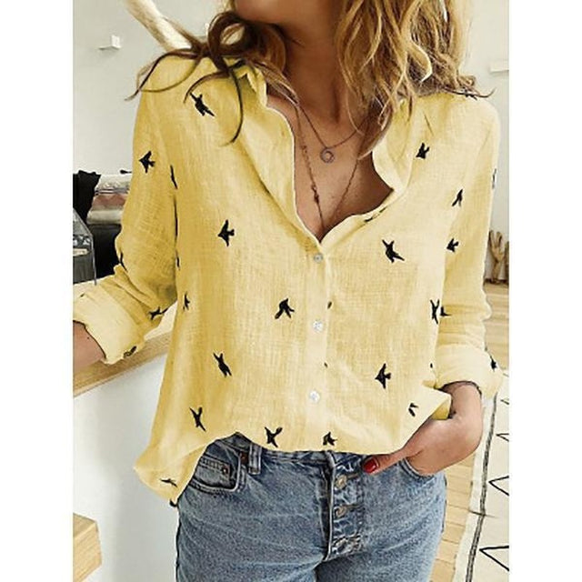 Camisa Cardigan Top Lady  Manga Comprida